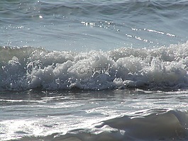 波,水,海灘