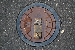 消火栓,路,瀝青