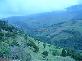 農(nóng)村,哥斯達(dá)黎加,朦朧