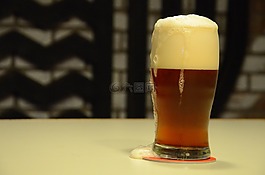 啤酒,喝,玻璃