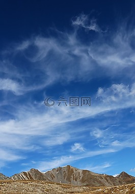 山,高山,云