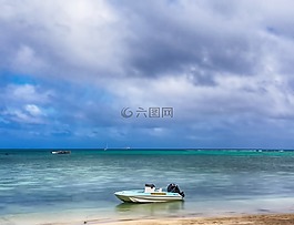 云,海,船
