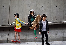 人,孩子們,女孩