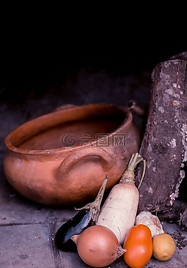 食品,缸,蔬菜