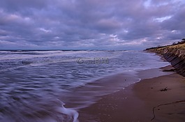 海,海灘,砂