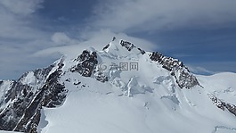 蒙maudit,冰川,冰塔