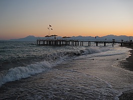 地中海,假期,海灘