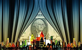 dollar,窗簾,天際線