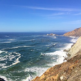 加利福尼亞州,海洋,海灘