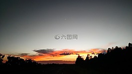 黎明,黃昏,日落