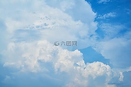 云,天空,白