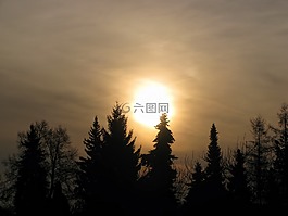 日出,太陽,天空