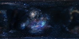 空間,全景圖,銀河