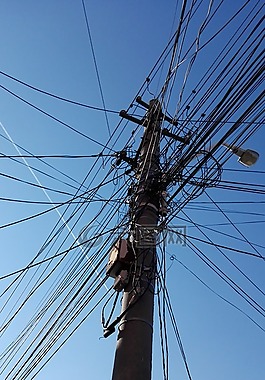 電纜,極點(diǎn),天空