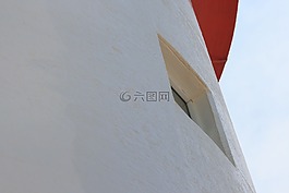 燈塔,白,窗口