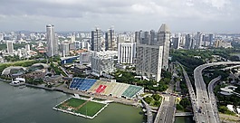 天際線,新加坡,摩天大樓
