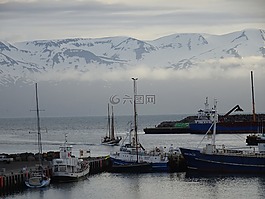冰島,灣,船