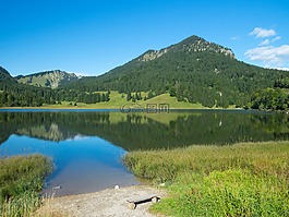 湖,spitzingsee,巴伐利亞