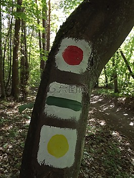 遠足徑,路標,標記