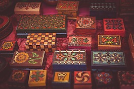 藝術(shù),盒,顏色