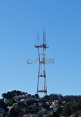 舊金山,sutro,塔