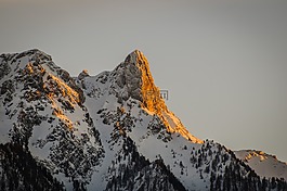 冬天,阿爾卑斯山,太陽(yáng)