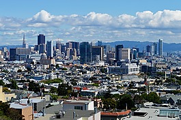 舊金山,城市,天際線