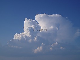 云,天空,藍(lán)色
