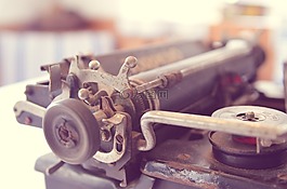 打字機,老,舊打字機