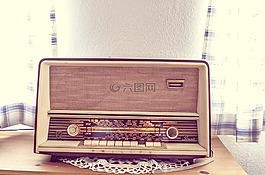 電子管收音機,電臺,老