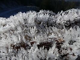 冰晶體,冬天,冰