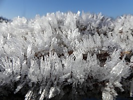 冰晶體,冬天,冰
