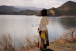湖水,山水,觀望