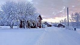 假期,寒冬,雪