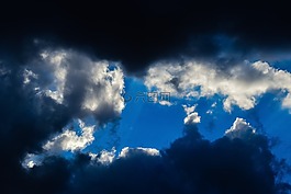 天空,云,秋