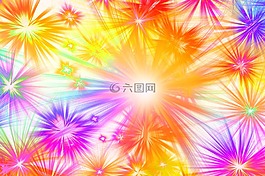 明星,抽象,豐富多彩