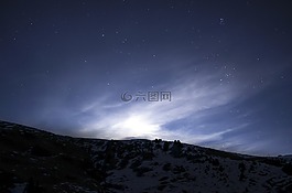 天空,明星,夜