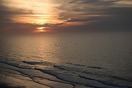 日落,太陽,日出