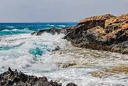 巖質(zhì)海岸,波,海