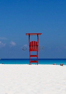 海灘,海,坎昆