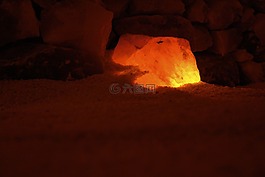 鹽晶體,照明,舒適