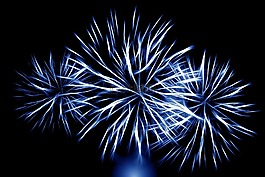 煙花爆竹,新年除夕,新的一年的一天