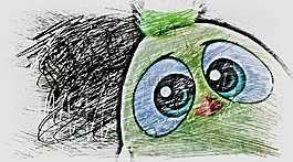 鳥,小鳥,繪圖