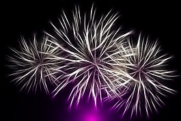 煙花爆竹,新年除夕,新的一年的一天