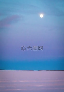 冬天,雪,月亮