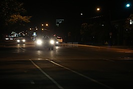 車(chē),夜,前燈