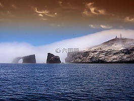 anacapa 岛,加利福尼亚州,拱