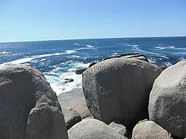 南非,巖,海