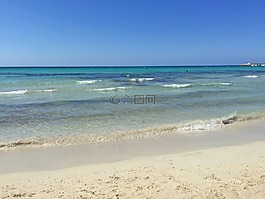 马洛卡,海滩,它 trenc