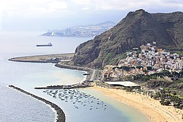 特內(nèi)里費(fèi),海灘,巖
